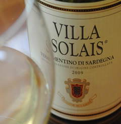 Villa Solais Vermentino.